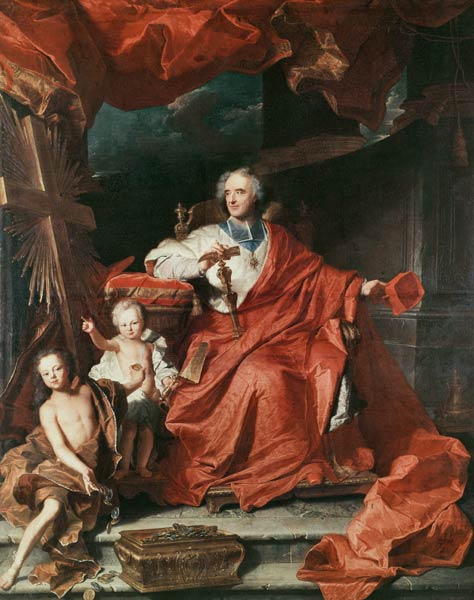 Cardinal de Bouillon (1643-1715) Opening the ''Holy Door'' od Hyacinthe Rigaud