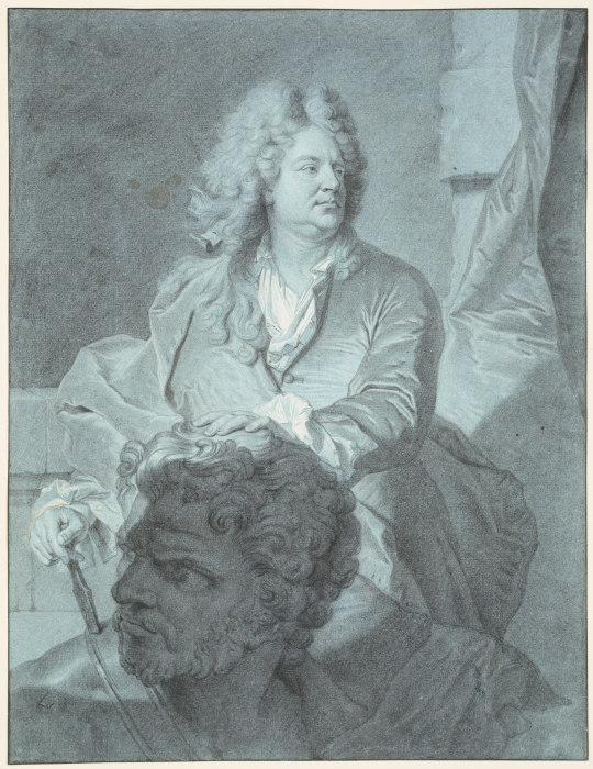 Portrait des Bildhauers Martin van den Bogaert, gen. Desjardins od Hyacinthe Rigaud