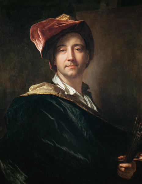 Self Portrait in a Turban od Hyacinthe Rigaud