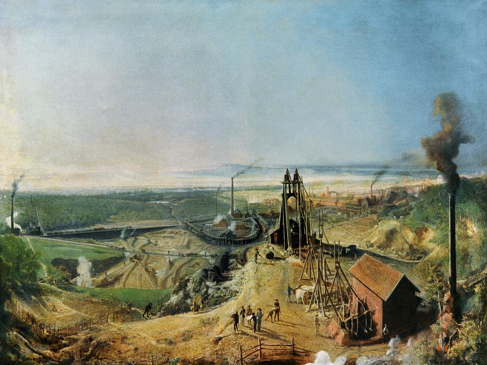 Coalmines and Clay Quarries at Montchanin od Ignace Francois Bonhomme