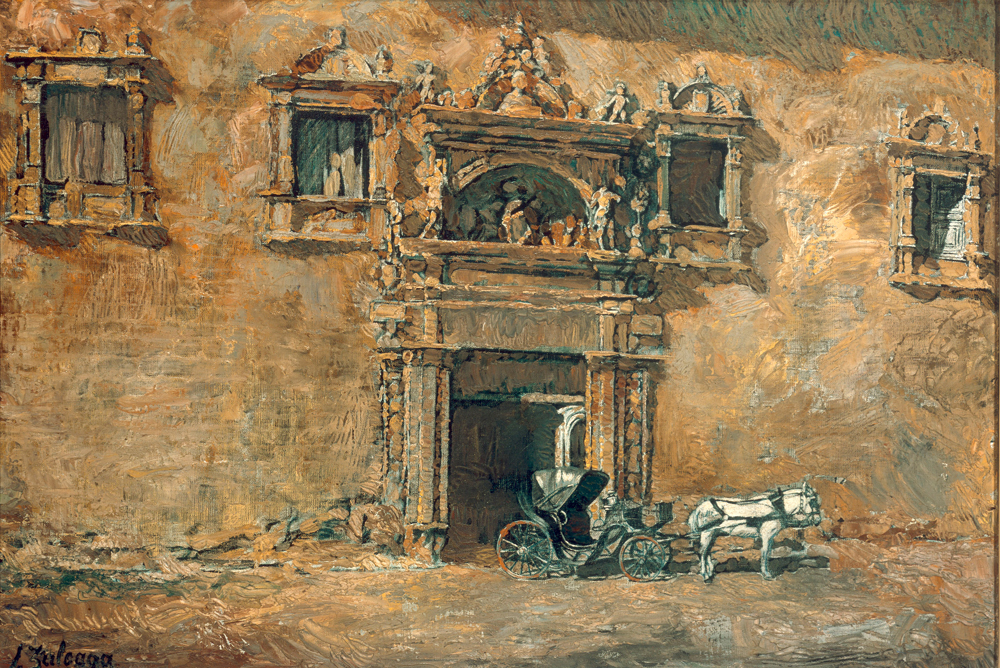 The Portal of Palacio Peñaranda de Duero od Ignazio Zuloaga