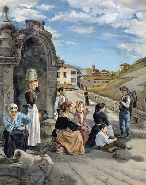 The Spring of Eibar od Ignazio Zuloaga