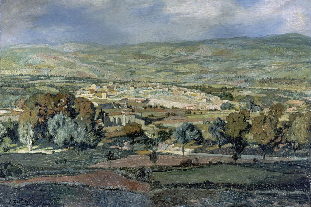 Landscape in Alhama od Ignazio Zuloaga
