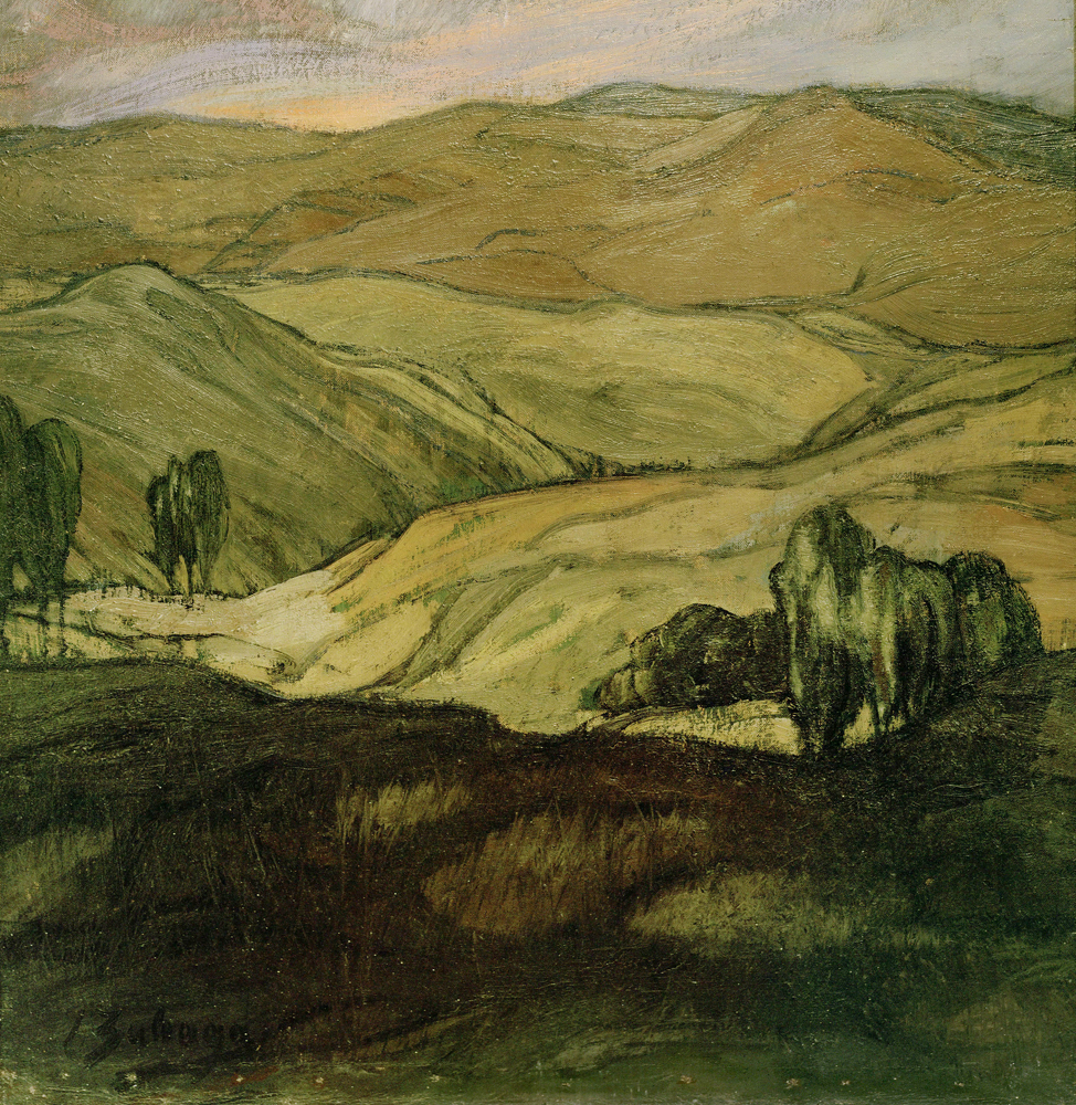 Landschaft in Aragon od Ignazio Zuloaga