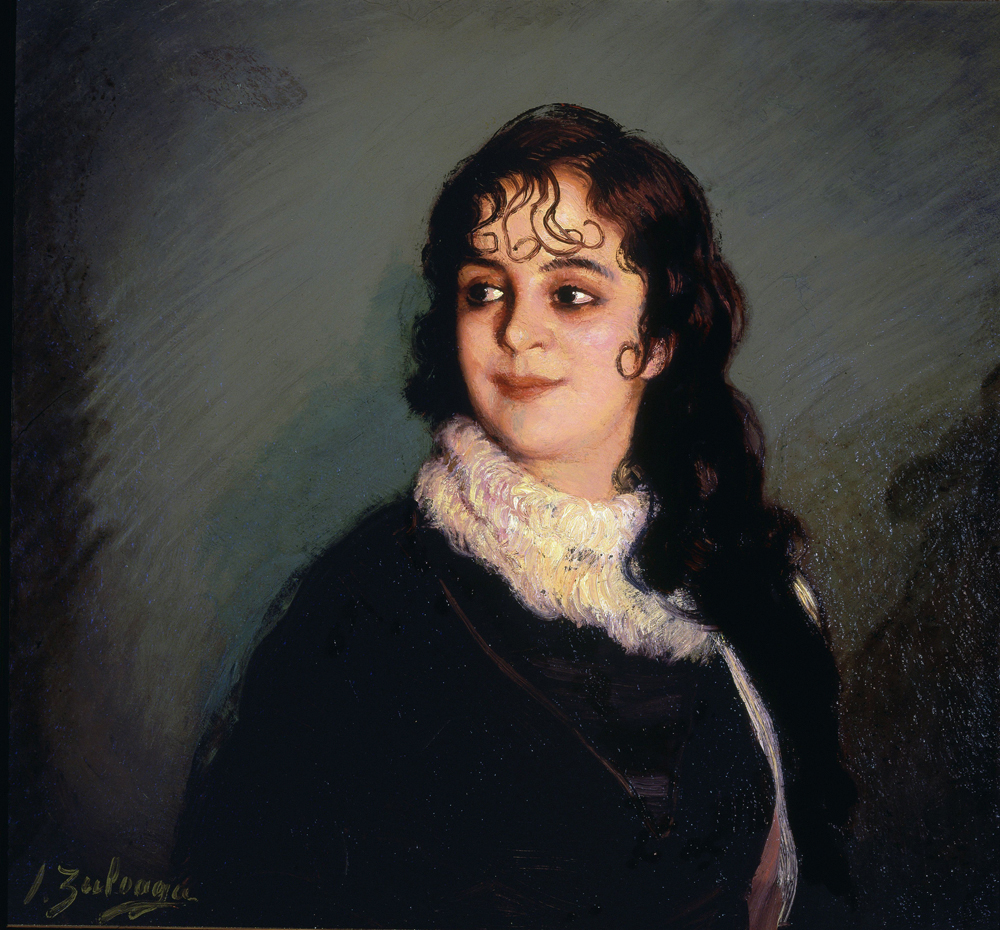 Portrait of a Girl with Curls od Ignazio Zuloaga