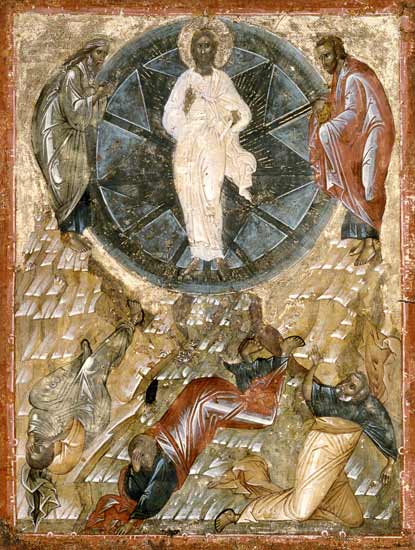 The transfiguration Christi. od Ikone (russisch)