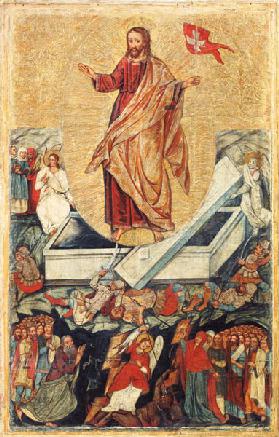 Resurrection of Christi. Altar panel from Bezdesh area (of Bretsk)