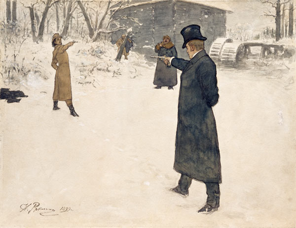 Pushkin / Eugene Onegin / Illust. /Repin od Ilja Efimowitsch Repin