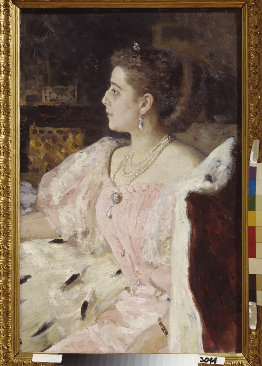 Portrait of Countess Nitalia Golovina od Ilja Efimowitsch Repin