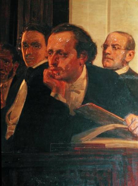 Michal Kleopas Oginski (1765-1833), Frederic Chopin (1810-49) and Stanislaw Moniuszko (1819-72), fro od Ilja Efimowitsch Repin