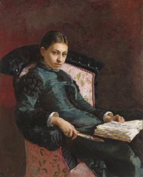 Portrait of the artist's wife, Vera Repina