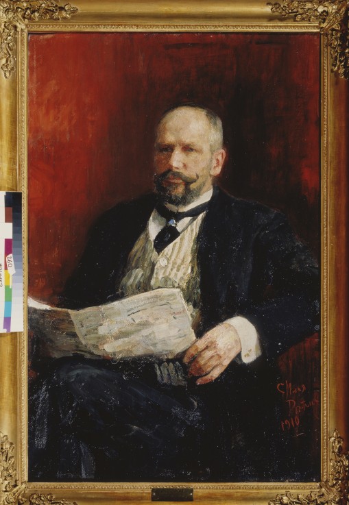 Portrait of the Prime minister Pyotr A. Stolypin (1862-1911) od Ilja Efimowitsch Repin