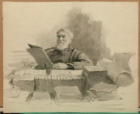 Portrait of the author Dmitry Grigorovich (1822-1899)