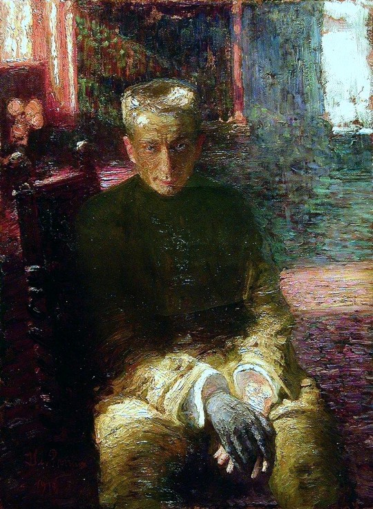 Portrait of Alexander Kerensky (1881-1970) od Ilja Efimowitsch Repin