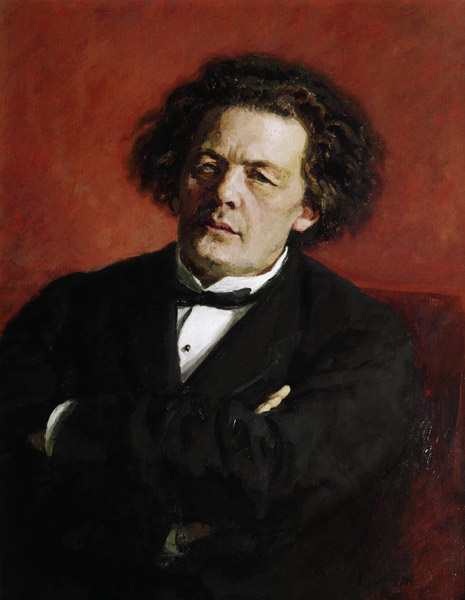 Portrait von Anton Grigoryevich Rubinstein, 1881 od Ilja Efimowitsch Repin