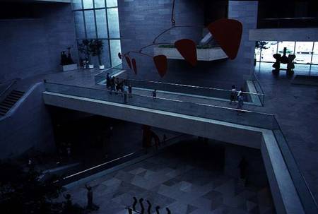 Interior of the East Wing Extension, designed od I.M.  Pei