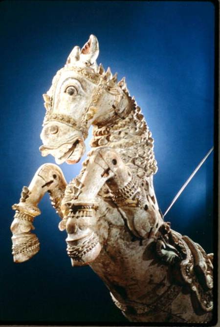 Horse, from Ritual Temple Chariot od Indian School
