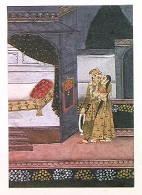 A Couple, illustration from the 'Malavi Ragini'