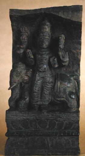 Indra and his Elephant, from a chariot