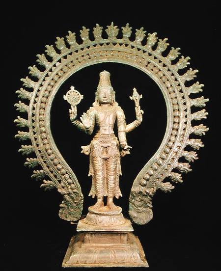 Vishnu, Late Chola od Indian School