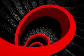 A red spiral