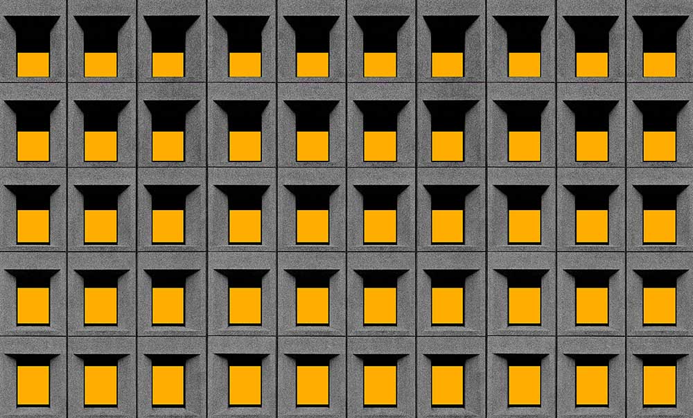 Yellow squares od Inge Schuster