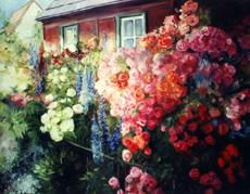 Flower garden 1 od Ingeborg Kuhn