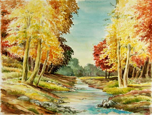 Goldener Herbst od Ingrid Glattback