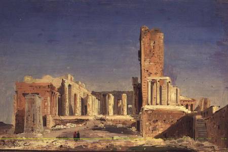 The Acropolis od Ippolito Caffi
