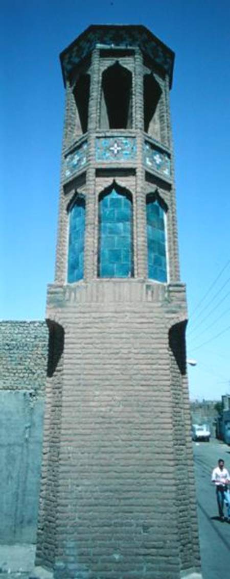 The badgir (wind-catching tower) of the Hajj Kazem Cistern od Iranian School