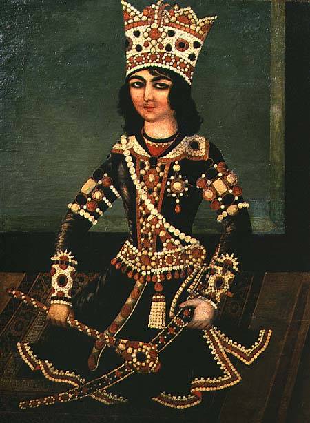 Portrait of Abbas-Minza (c.1783-1833), Prince of Persia, son of Shah Fath Ali od Iranian School