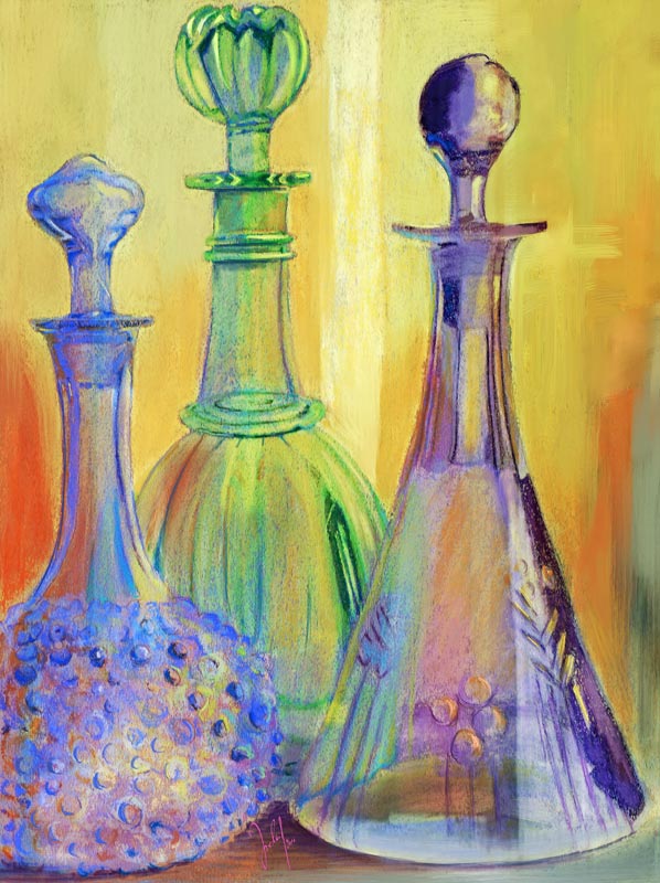 color composition with glass od Georg Ireland