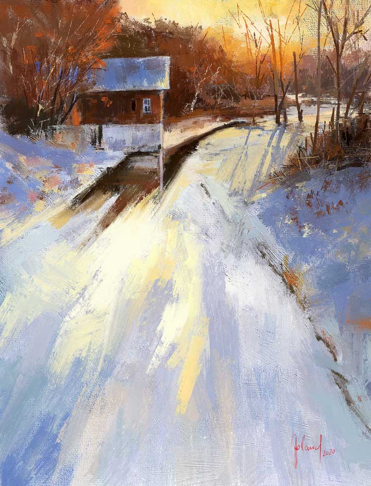 Winter light od Georg Ireland