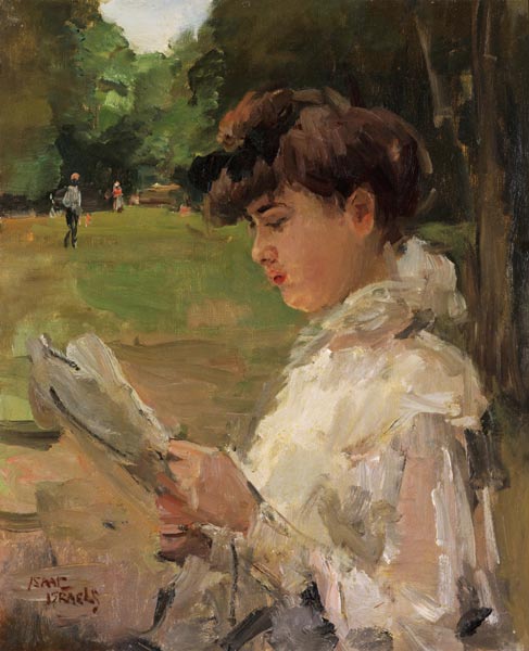 Girl reading od Isaac Israels