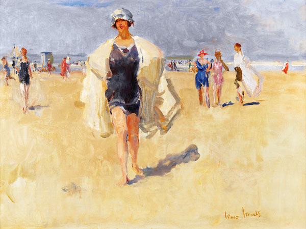 Lady on the Beach at Viareggio od Isaac Israels