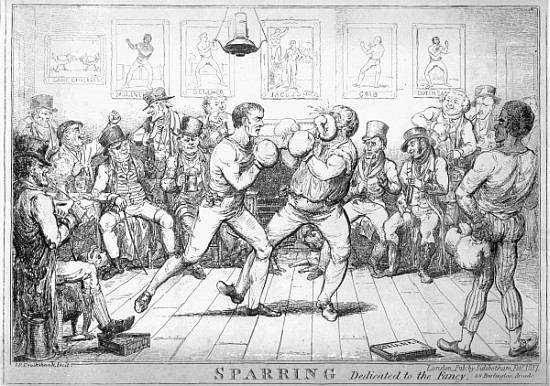 Sparring od Isaac Robert Cruikshank