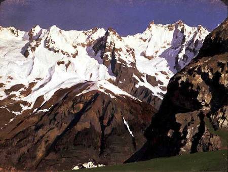 Mont Blanc Mountains od Isaak Iljitsch Lewitan