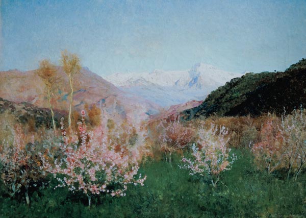 Spring in Italy od Isaak Iljitsch Lewitan