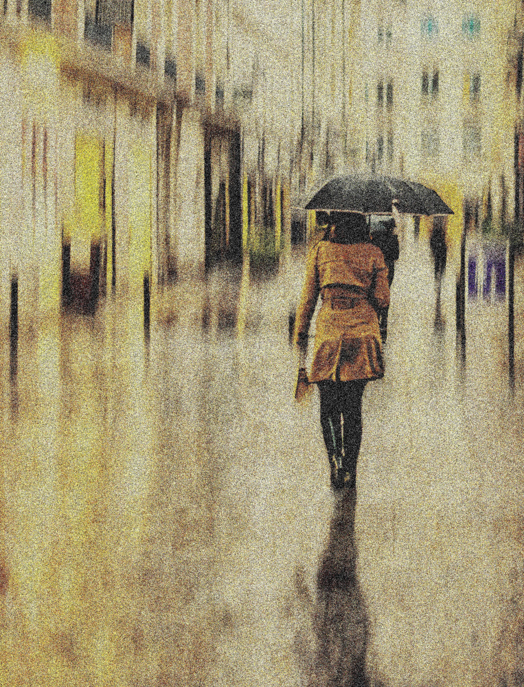 Under the rain od Isabelle DUPONT