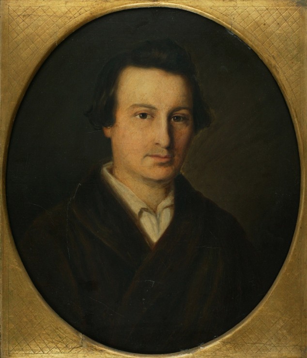 Portrait of the poet Heinrich Heine (1797-1856) od Isidor Popper
