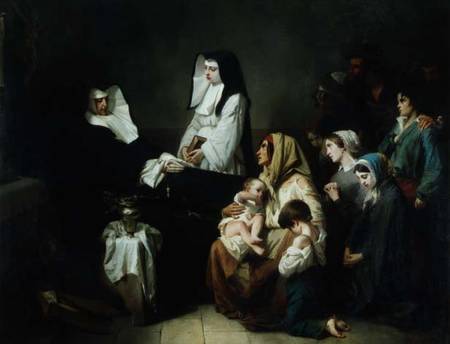 Death of a Sister of Charity od Isidore Pils