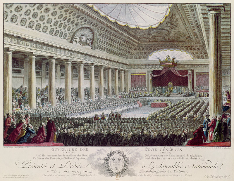 Opening of the Estates General at Versailles, 5th May 1789 od Isidore Stanislas Helman