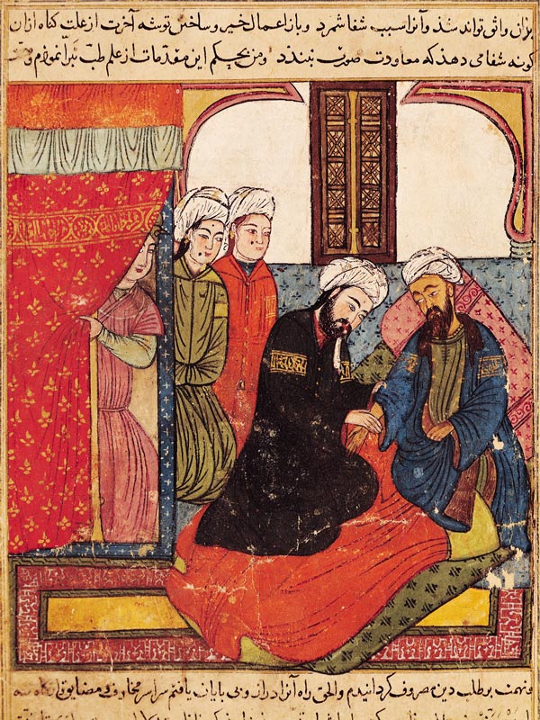 F.111 A Medical Consultation, from 'The Book of Kalila and Dimna' from 'The Fables of Bidpay' od Islamic School