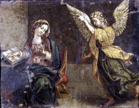 The Annunciation od Scuola pittorica italiana