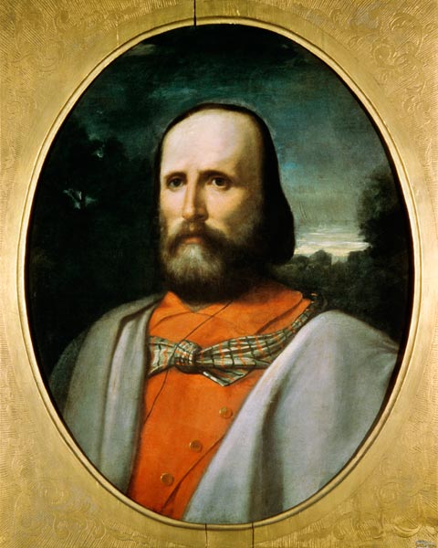 Portrait of Giuseppe Garibaldi (1807-82) od Scuola pittorica italiana