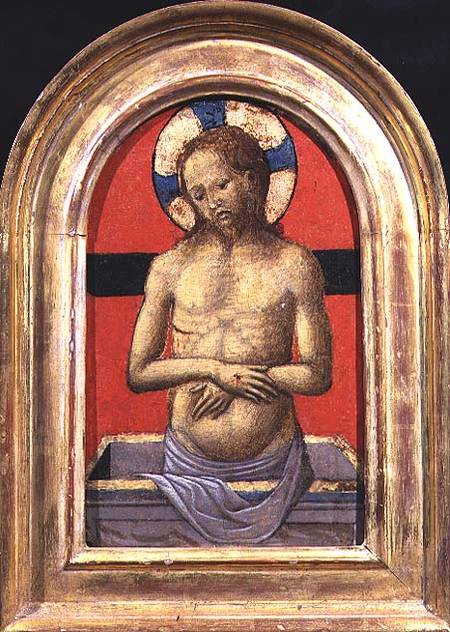 Christ, centre of a triptych od Scuola pittorica italiana