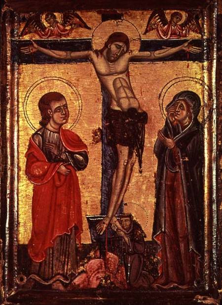 The Crucifixion od Scuola pittorica italiana
