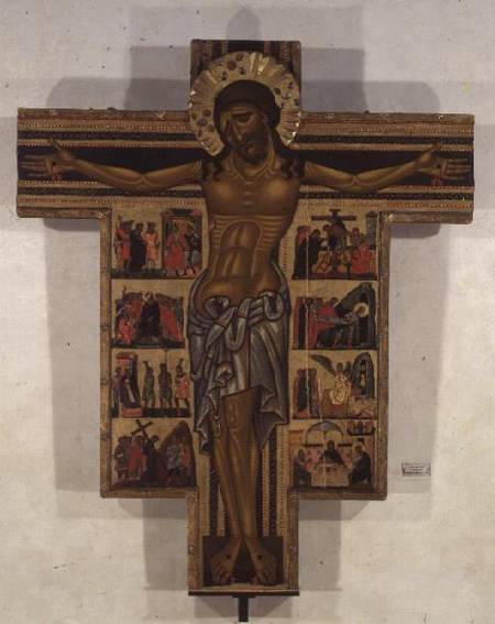 Crucifixion with Stories of the Passion, School of Lucca od Scuola pittorica italiana