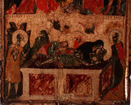 The Deposition of Christ, bottom half of a panel od Scuola pittorica italiana