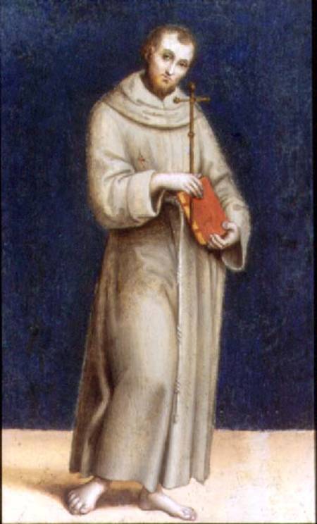 Figure of a Franciscan Monk od Scuola pittorica italiana